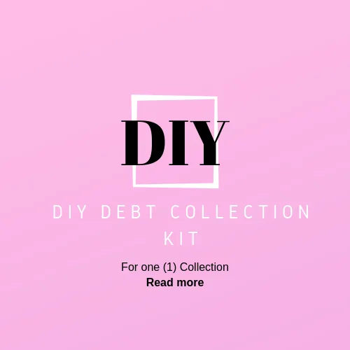 DIY debt collection kit - for one collection